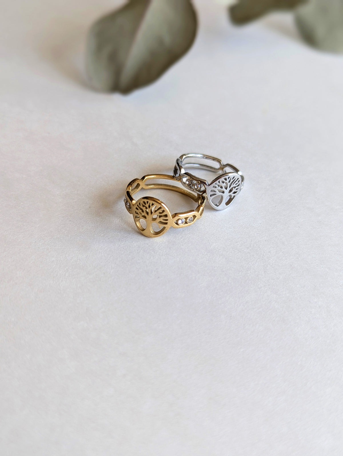 Bague Arbre Doré