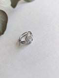 Bague Arbre Argenté